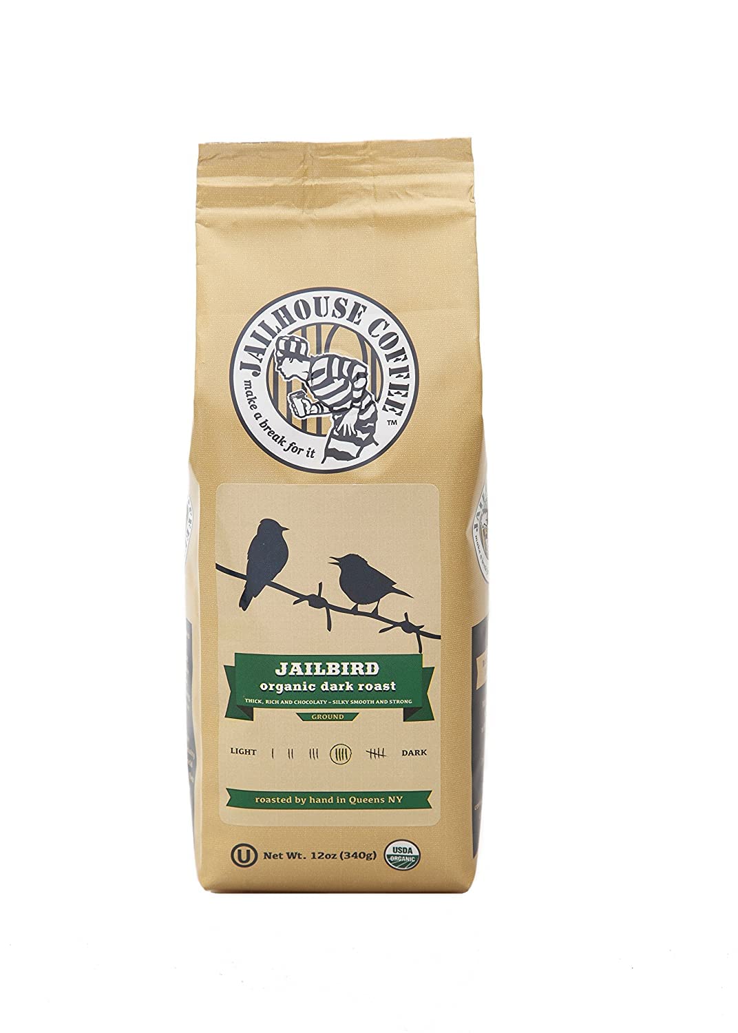 Jailhouse Coffee Jailbird Organic Blend, Ground