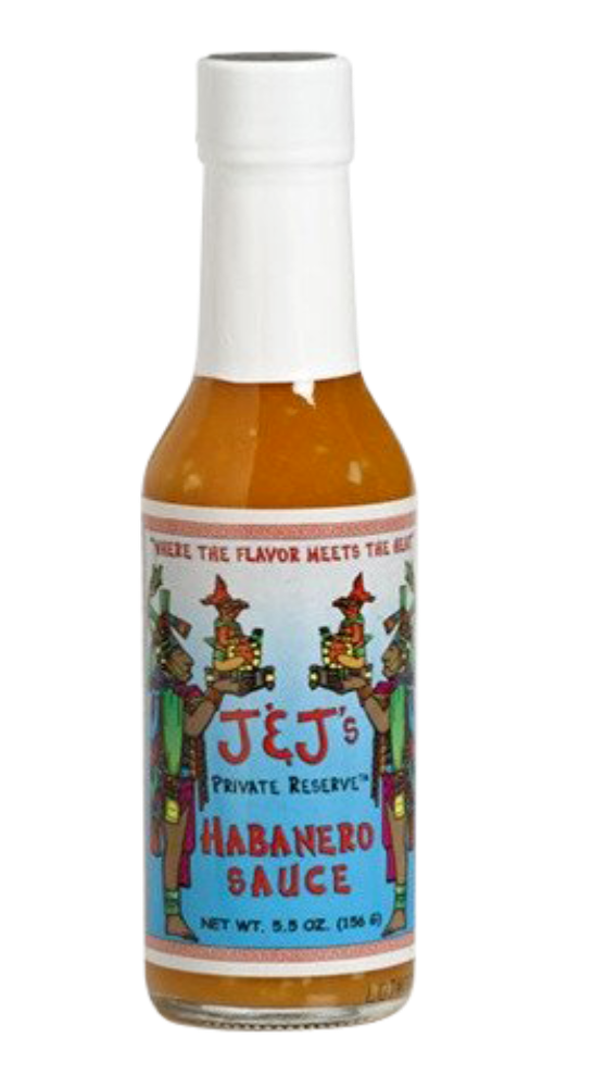 J & J's Private Reserve Habanero Sauce 5.5 oz - Snazzy Gourmet