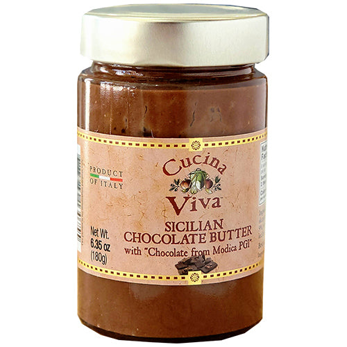 Cucina Viva Sicilian Chocolate Butter, 6.35 oz (180g)