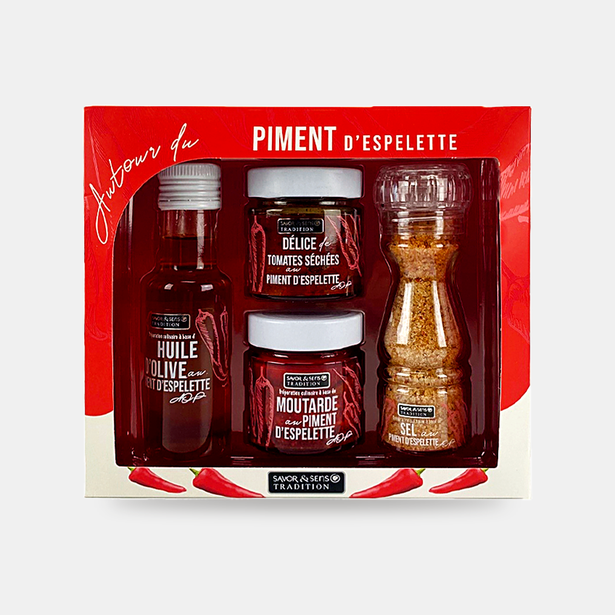 Savor &amp; Sens Espelette Chilli Pepper Gift Set