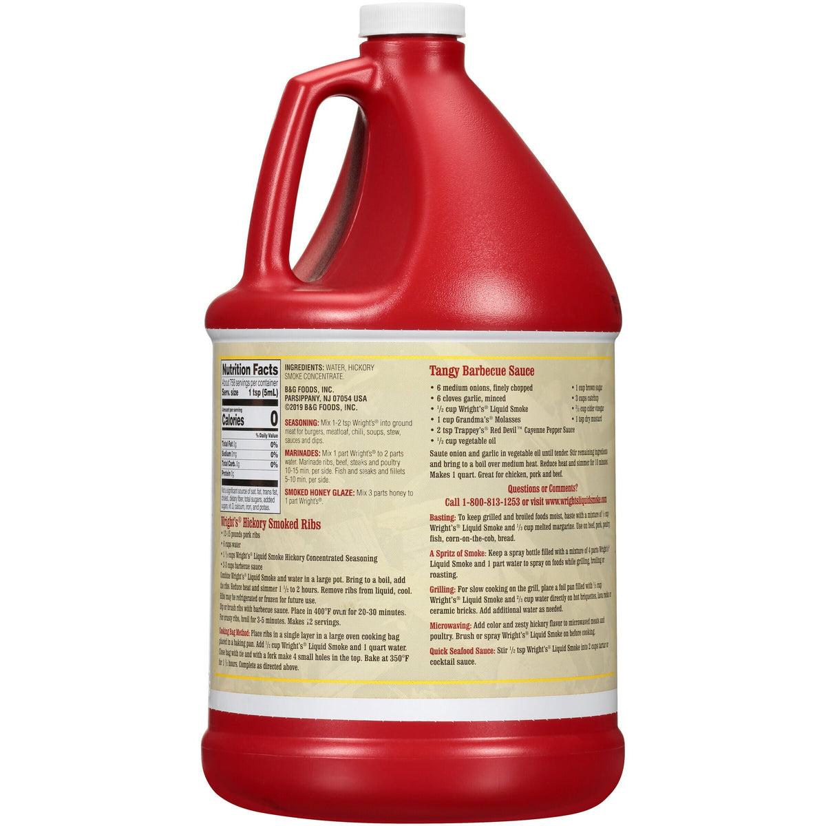 Wright's® Liquid Smoke Hickory Concentrated Seasoning 128 fl. oz. Jug