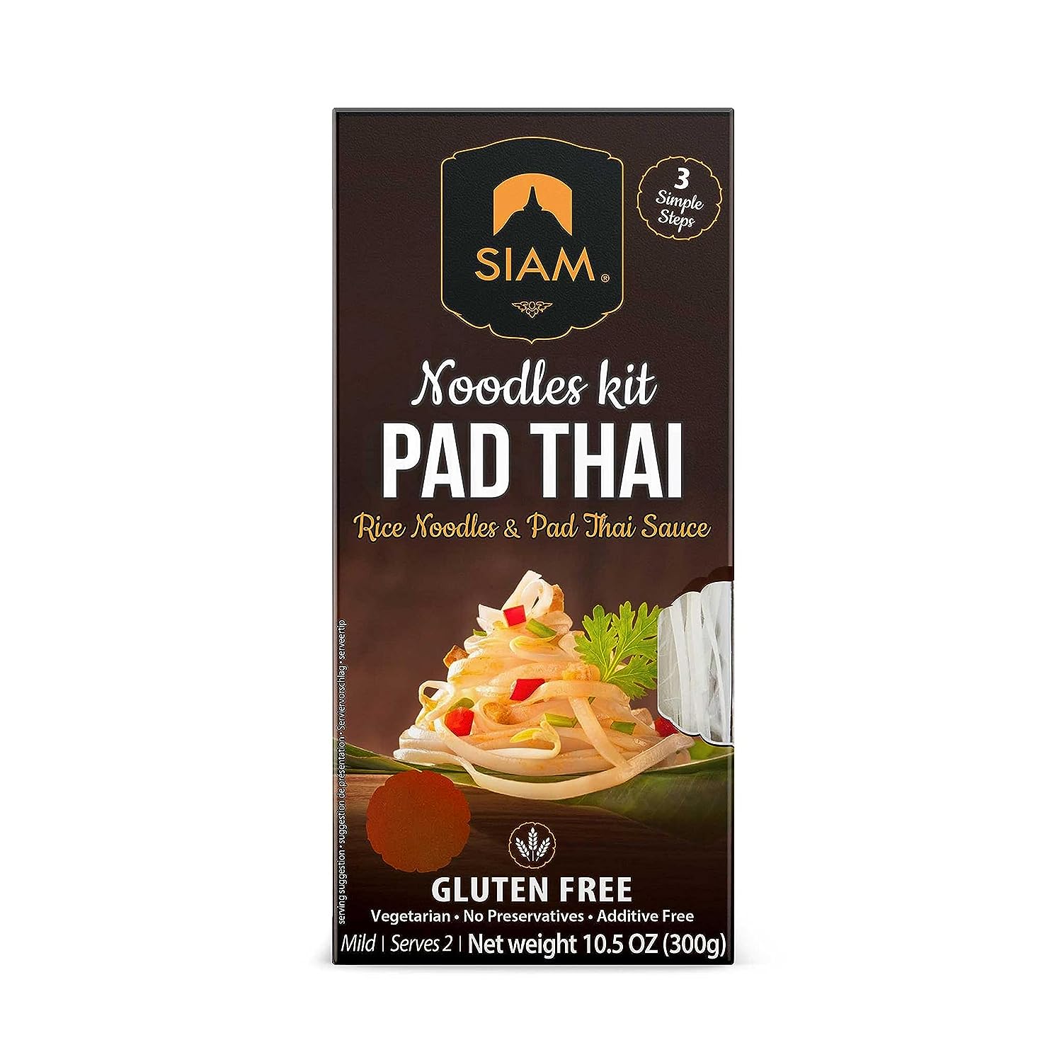SIAM Pad Thai Noodles Cooking Set, 10.5 Ounce