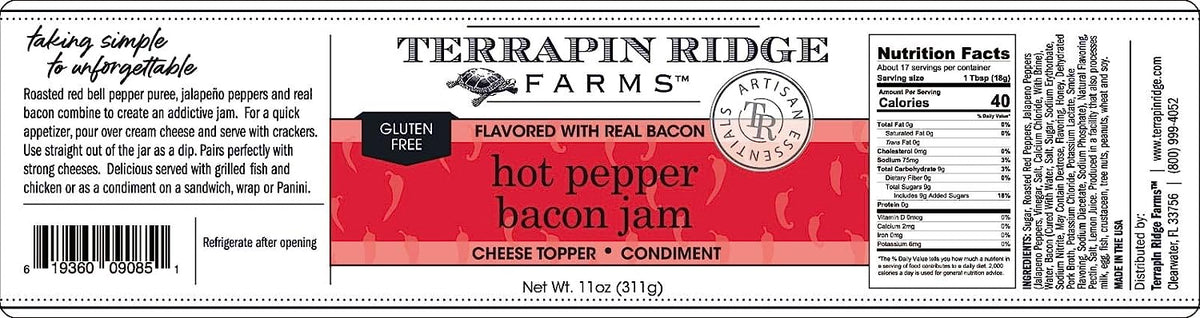 Terrapin Ridge Farms™ Gourmet Hot Pepper Bacon Jam