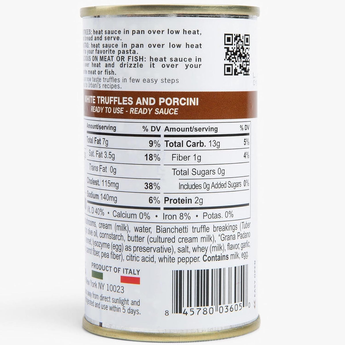 Urbani Truffles White Truffles &amp; Porcini Sauce 180g (6.4oz)