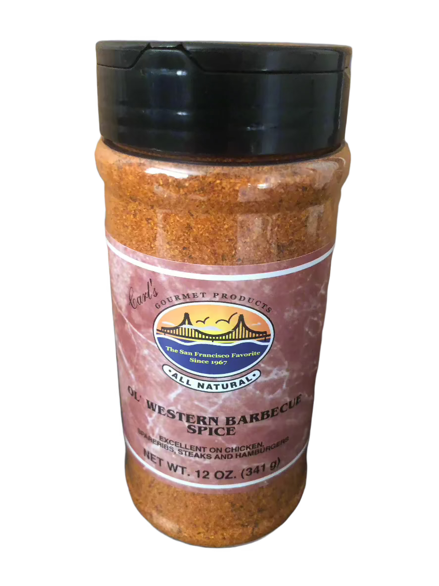 Carl&#39;s Gourmet All Natural Ol&#39; Western BBQ Spice Seasoning &amp; Meat Rub - 12 oz - Snazzy Gourmet