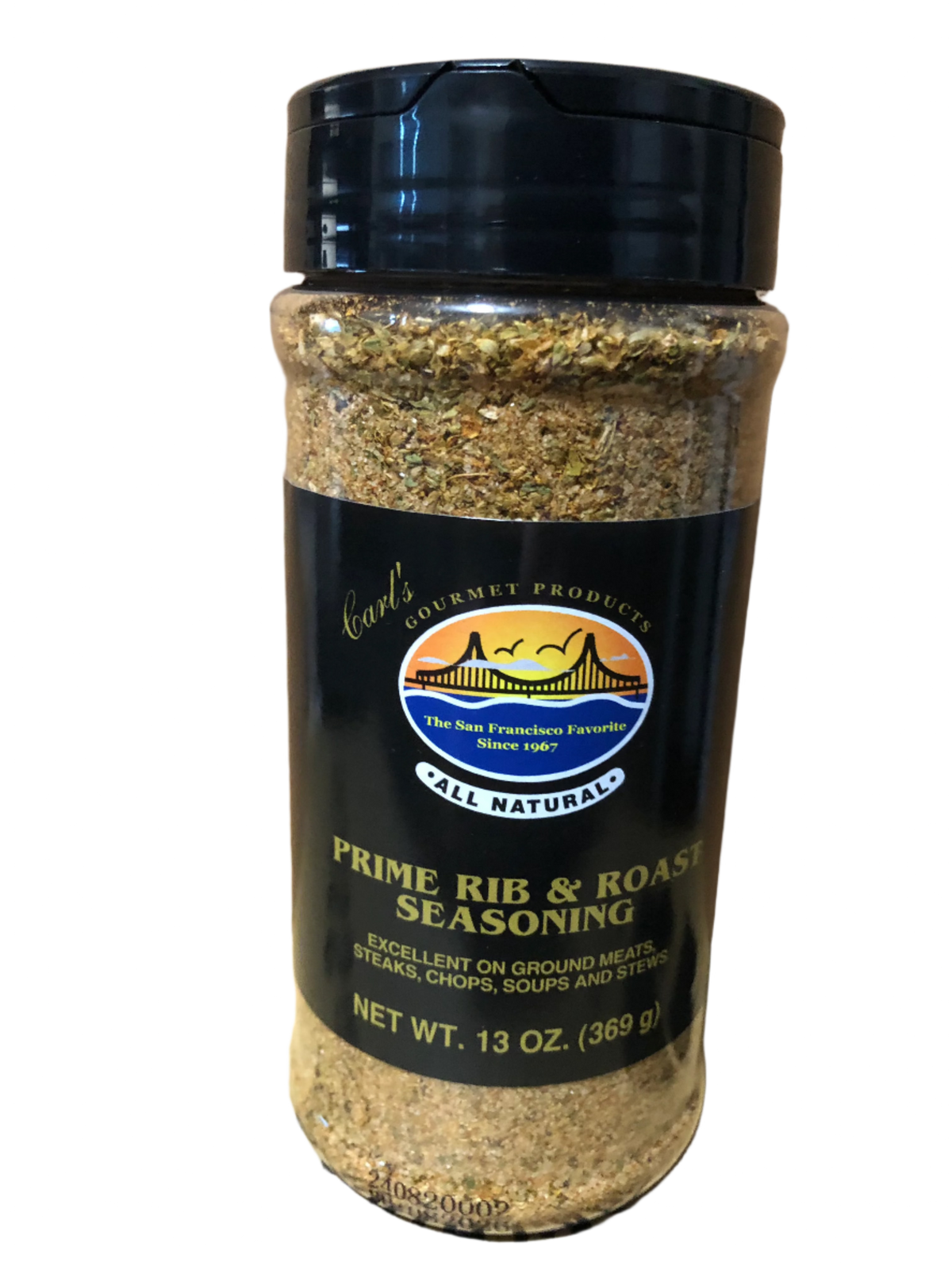 Carl&#39;s Gourmet All Natural Prime Rib &amp; Roast Seasoning - 13 oz - Snazzy Gourmet