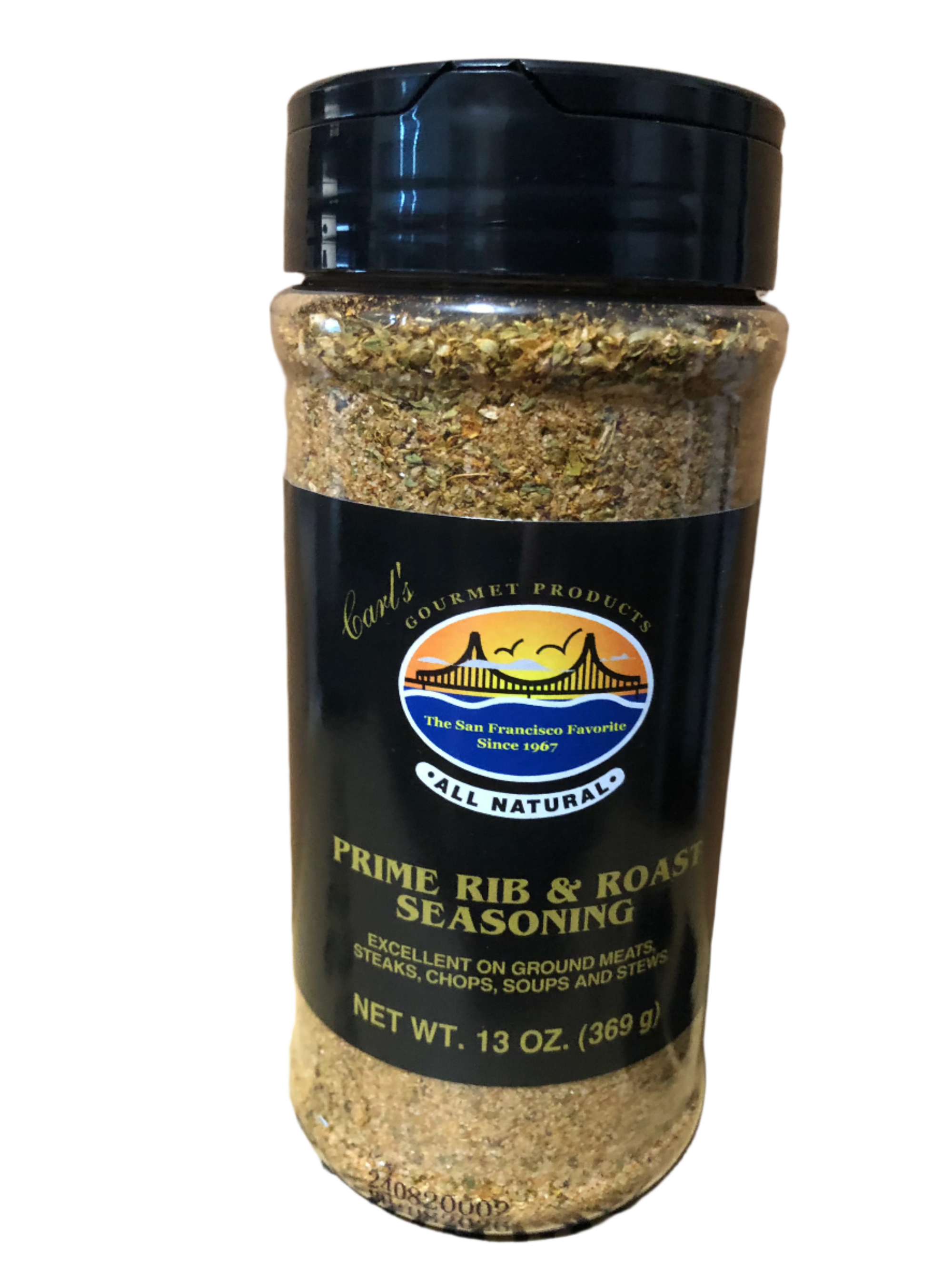 Carl's Gourmet All Natural Prime Rib & Roast Seasoning - 13 oz - Snazzy Gourmet