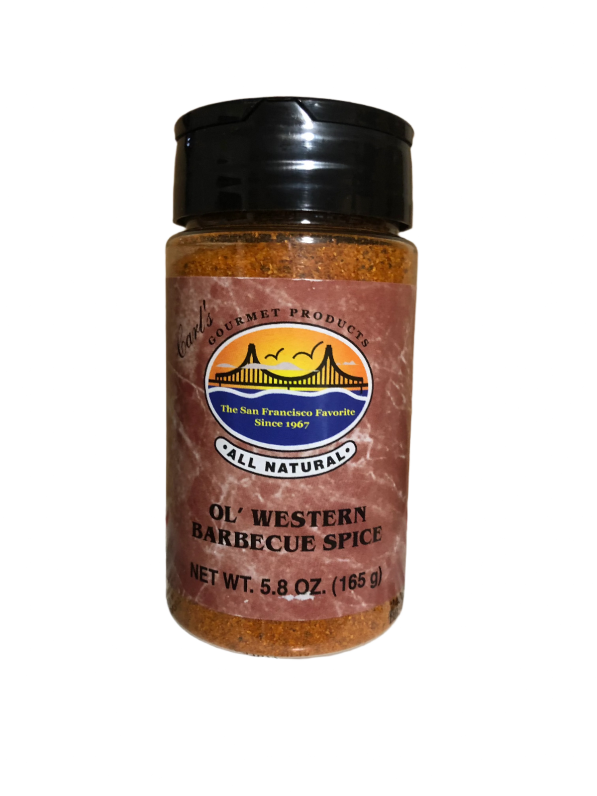 Carl&#39;s Gourmet All Natural Ol&#39; Western BBQ Spice Seasoning &amp; Meat Rub, 5.8 oz (165g) - Snazzy Gourmet