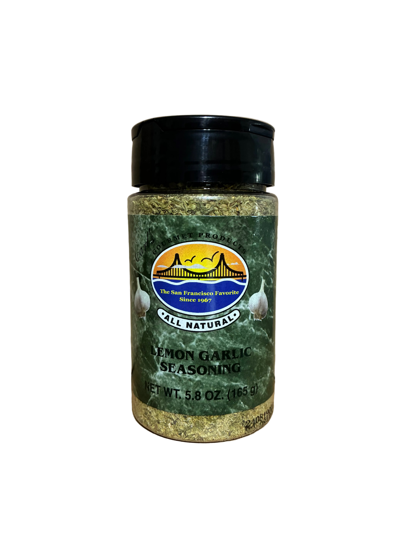 Carl's Gourmet All Natural Lemon Garlic Seasoning and Meat Rub - 5.8 oz (165g) - Snazzy Gourmet
