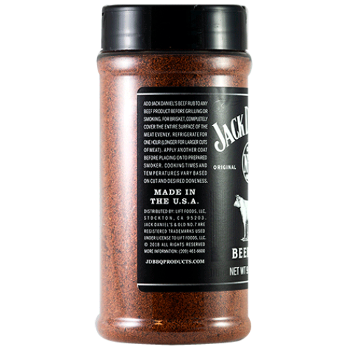 Jack Daniel&#39;s Beef Rub, 9 oz (255g)