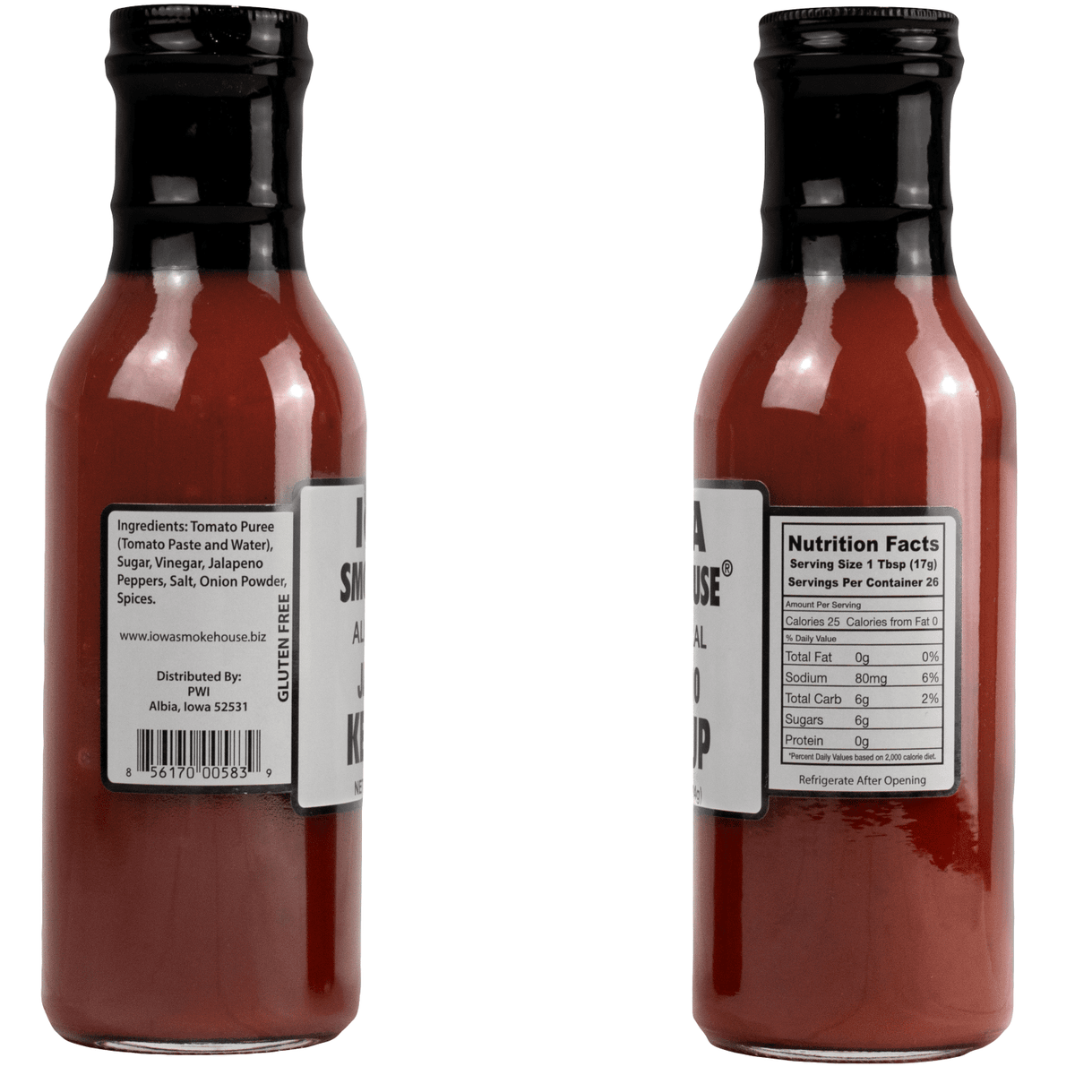 Iowa Smokehouse Jalapeño Ketchup, 15 oz