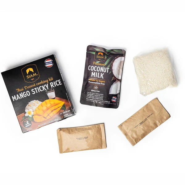 SIAM Mango Sticky Rice Kit, 17.6 oz (500g)