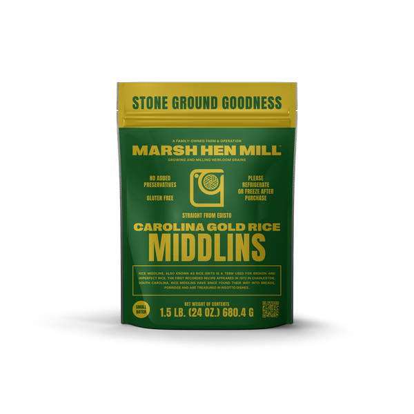 Marsh Hen Mill Carolina Gold Rice Middlins, 24 OZ - Snazzy Gourmet