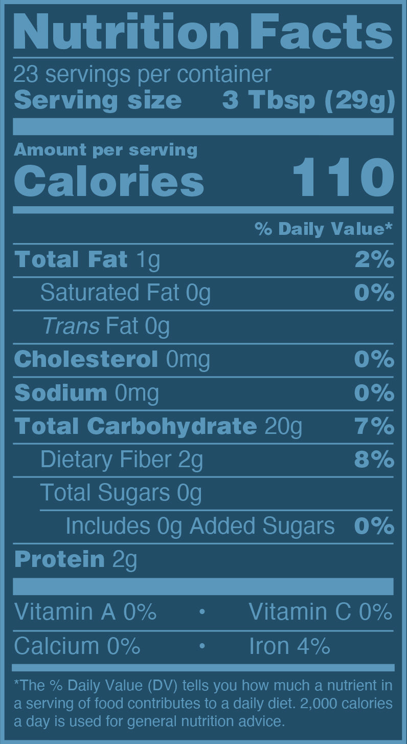 Marsh Hen Mill Sea Island Blue Cornmeal, 24 oz - Certified Organic by Clemson University