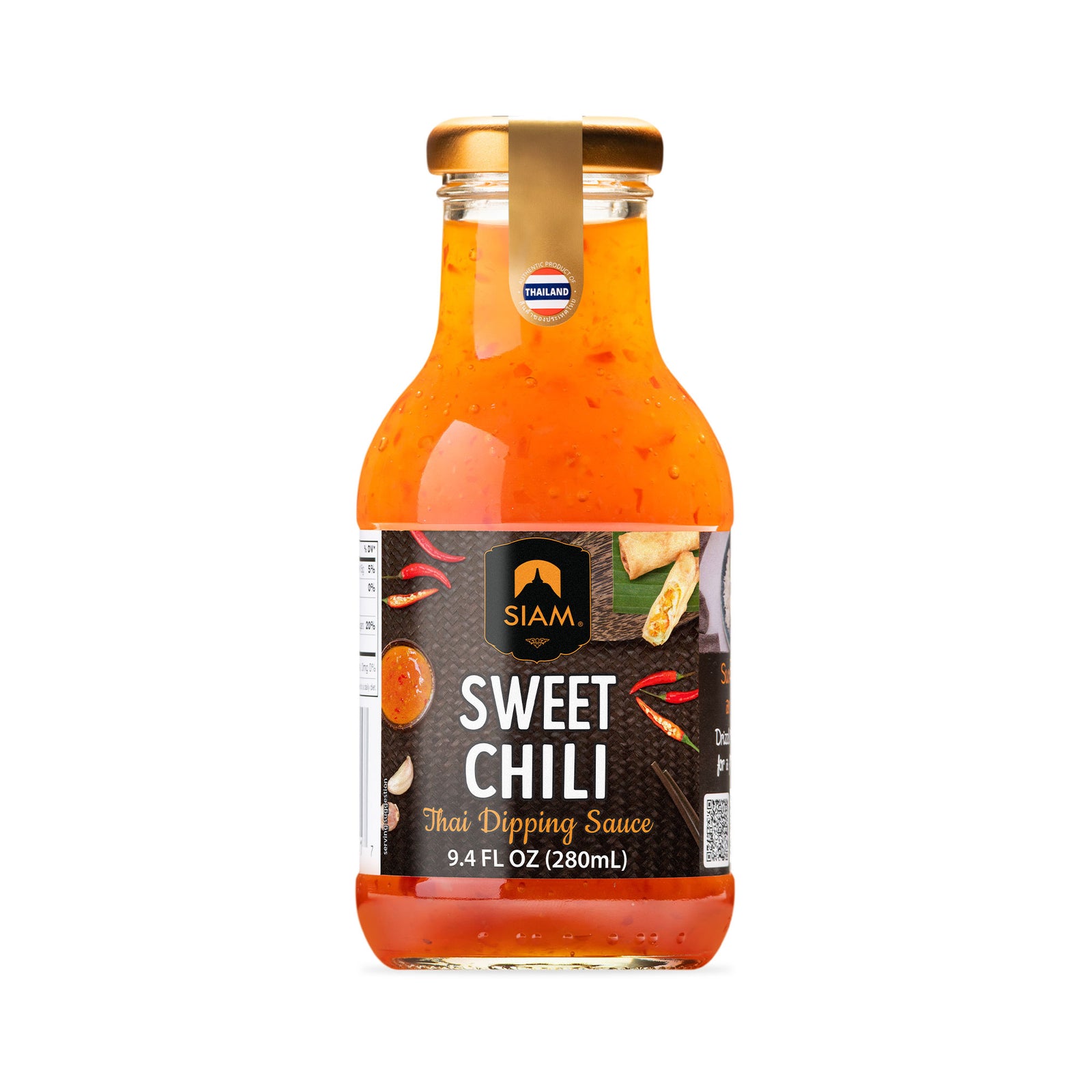 SIAM Sweet Chilli Sauce, 9.4 fl oz (280 ml)