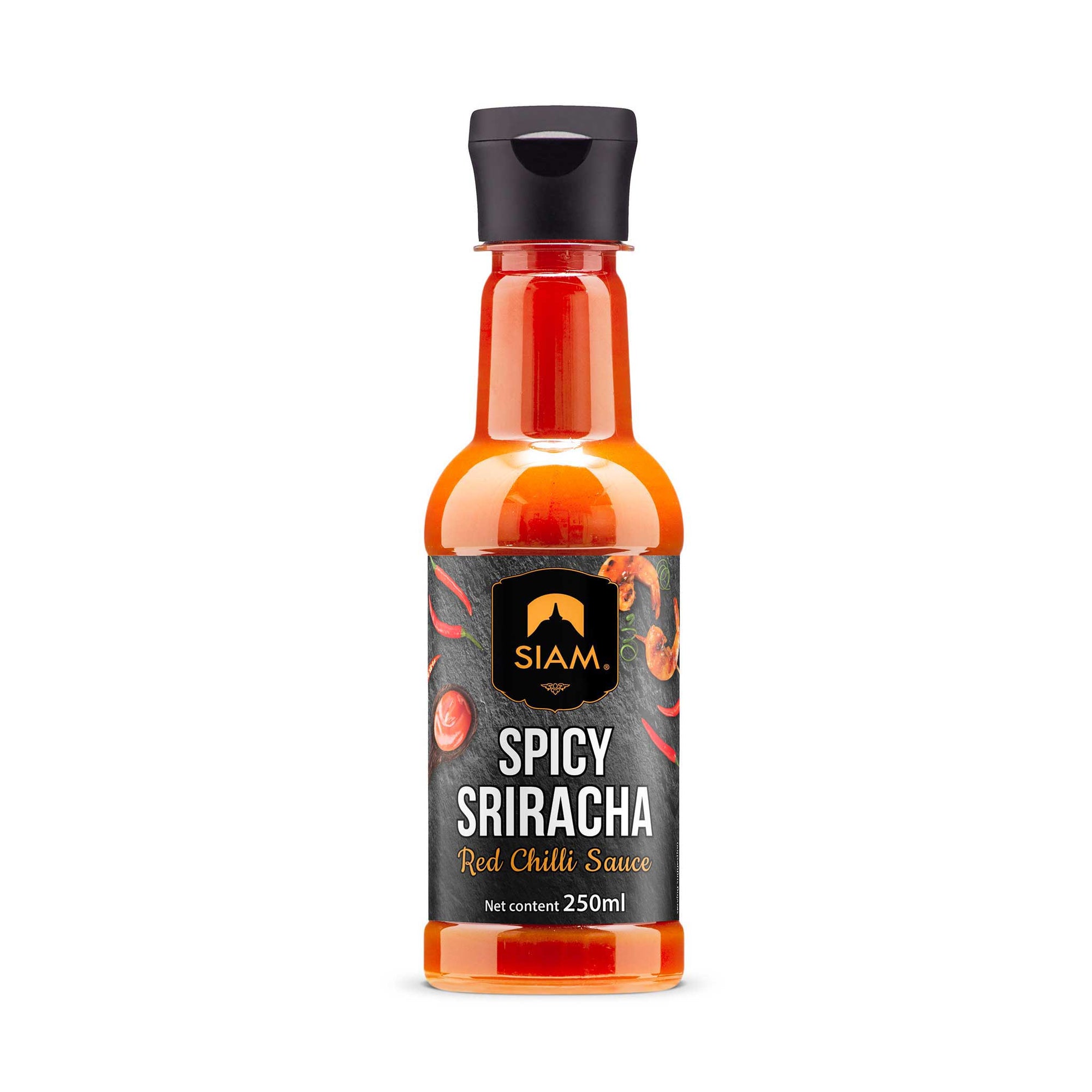 SIAM Spicy Sriracha Red Chilli Sauce, 8.4 fl oz (250 ml)