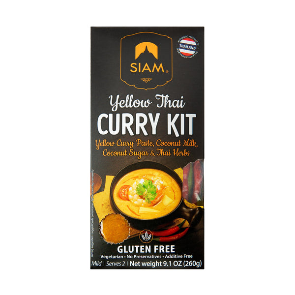 SIAM Thai Green, Red, & Yellow Curry Kit Bundle, (9.1 oz Boxes ...