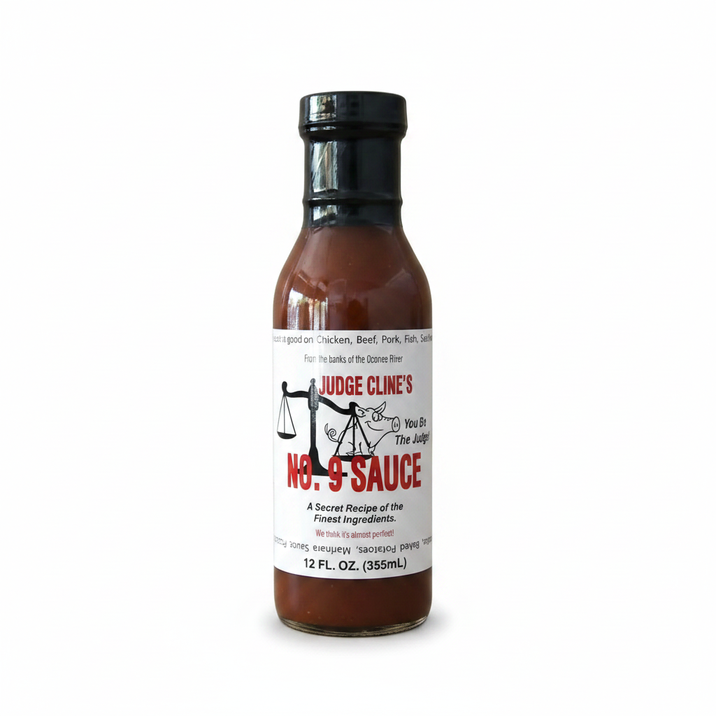 Judge Cline's No. 9 Sauce single bottle