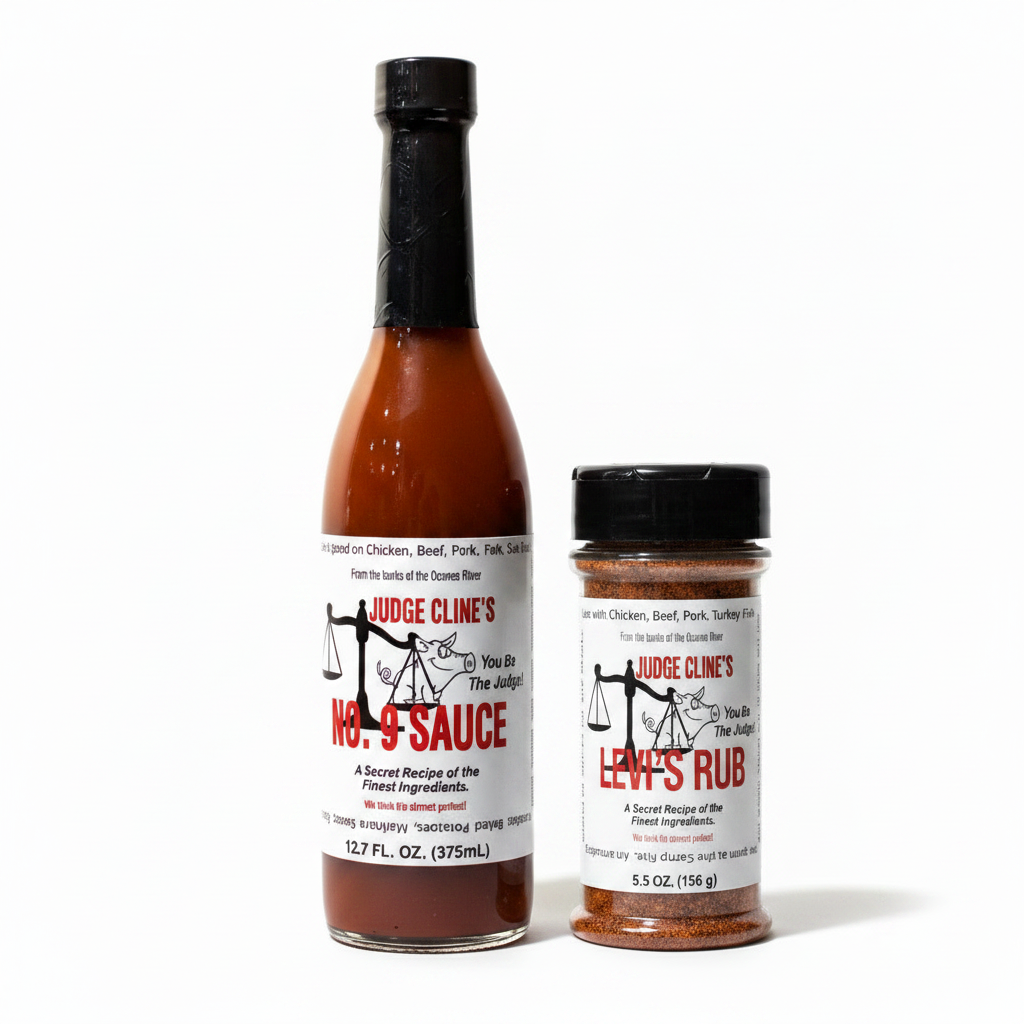 Judge Cline's No. 9 Sauce + Levi's Rub
