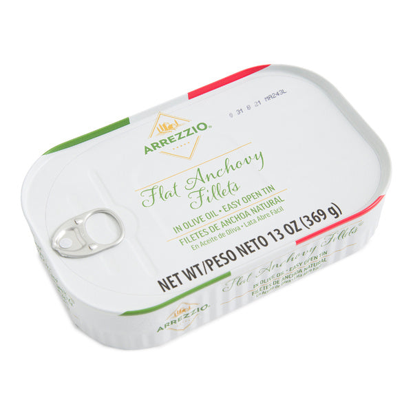 Arrezzio Flat Anchovy Fillets, 13 oz (369g)