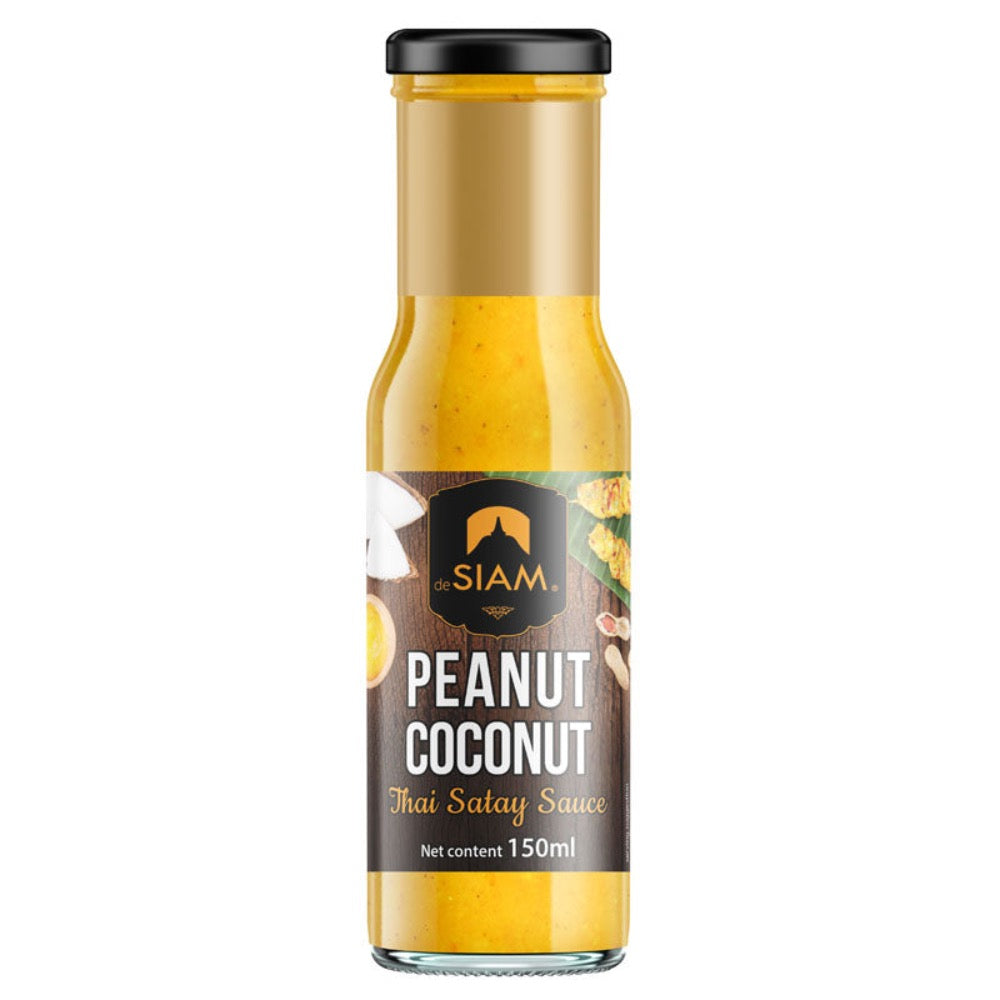 SIAM Peanut Coconut Thai Satay Sauce, 5 fl oz (150 ml)
