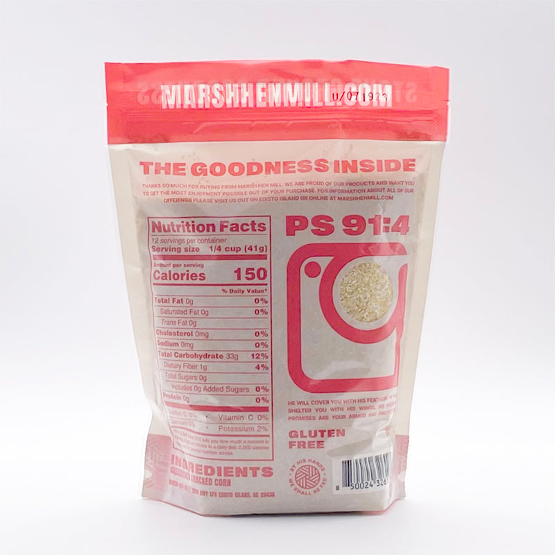 Marsh Hen Mill Stone Ground Speckled Grits, 24 OZ