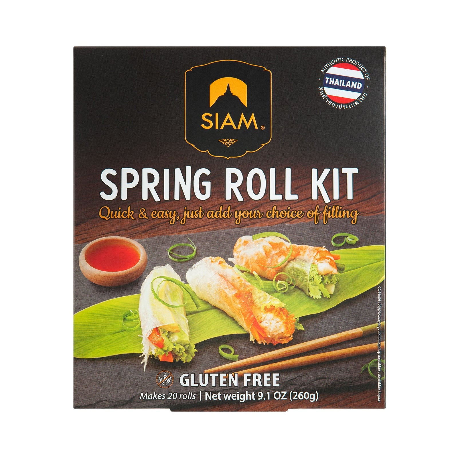 SIAM Spring Roll Kit, 9.1 oz (260g)