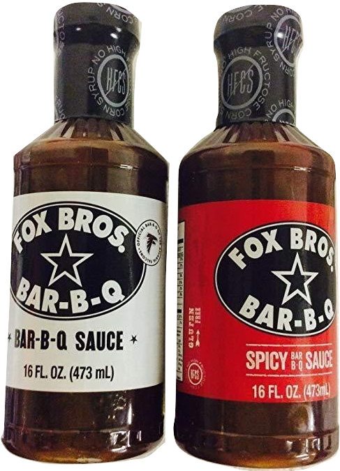 Fox Bros. BBQ Sauce Twin Pack, (1) Original & (1) Spicy - Snazzy Gourmet