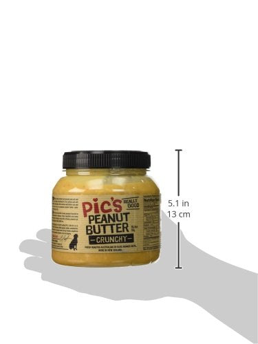 Picot Productions - Pic&#39;s Crunchy Peanut Butter, 2.2 Pounds - Snazzy Gourmet
