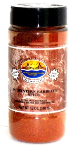Carl's Gourmet All Natural Ol' Western Barbeque Spice LOW SALT - 12 oz - Snazzy Gourmet