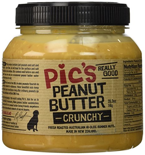 Picot Productions - Pic&#39;s Crunchy Peanut Butter, 2.2 Pounds - Snazzy Gourmet
