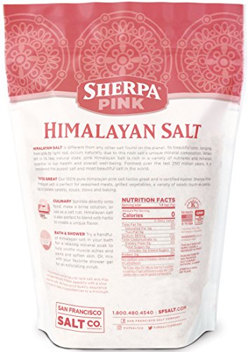 Sherpa Pink Himalayan Salt, 2lbs Extra-Fine Grain - Snazzy Gourmet
