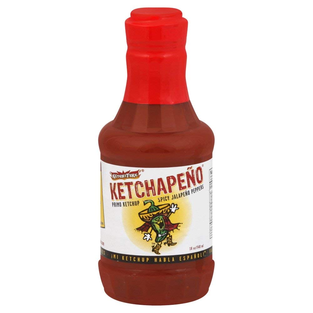 Ketch On Fire Ketchapeno Ketchup, 18 oz