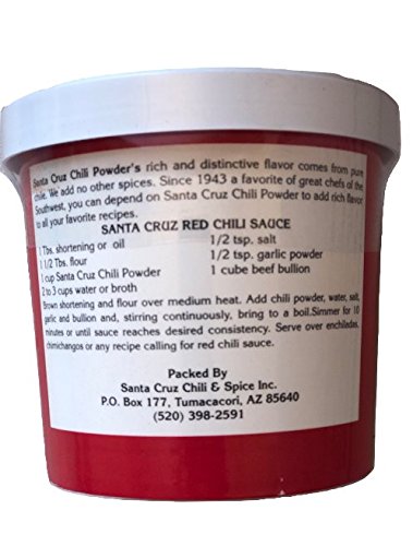 Santa Cruz Mild Chili Powder/Chile Colorado Mild Santa Cruz, 1/2 lb - Snazzy Gourmet