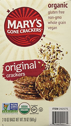 Organic Mary&#39;s Gone Crackers, 10 oz bag - 2 ct - Snazzy Gourmet