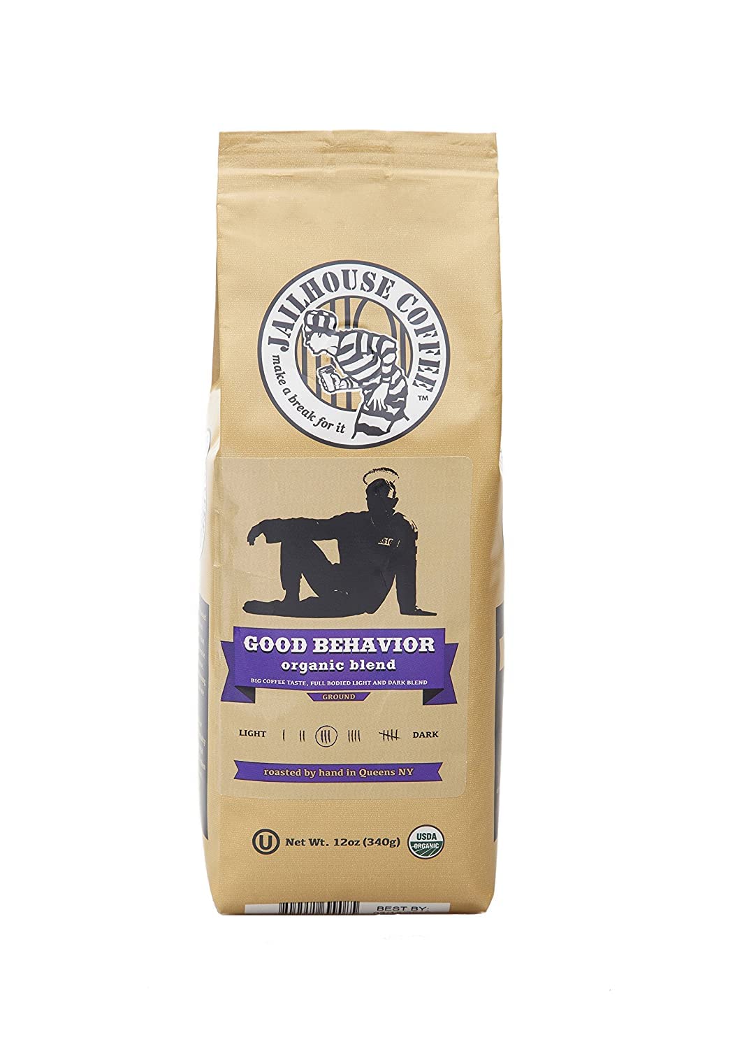 Jailhouse Coffee Good Behavior Organic Blend, Ground