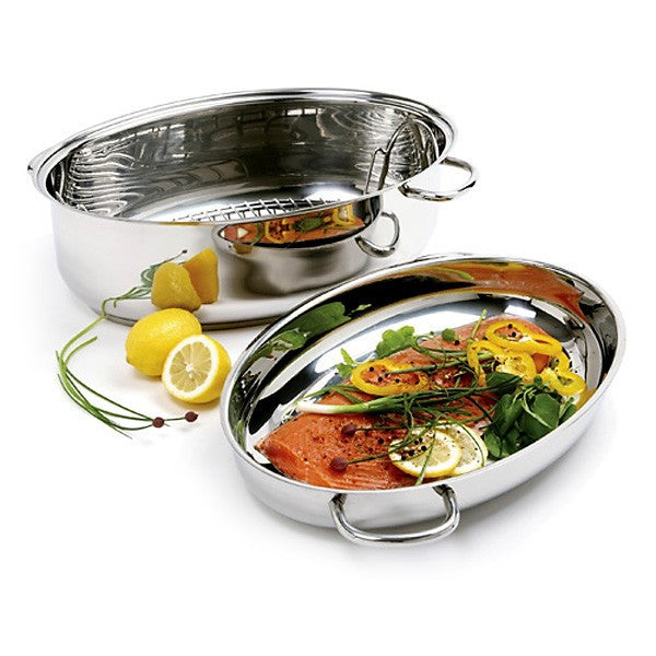 Norpro Krona Stainless Steel Roaster with Rack