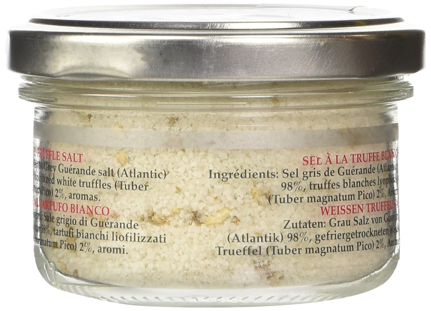 Italian White Truffle Salt With Real Truffle Flakes - 3.5 Ounce - By Urbani Truffles