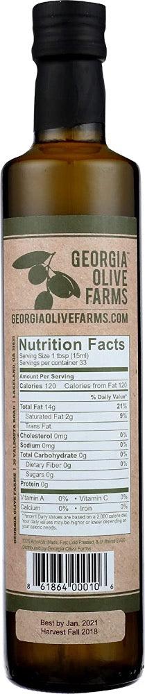 Georgia Olive Farms Chef&#39;s Blend Extra Virgin Olive Oil - Snazzy Gourmet