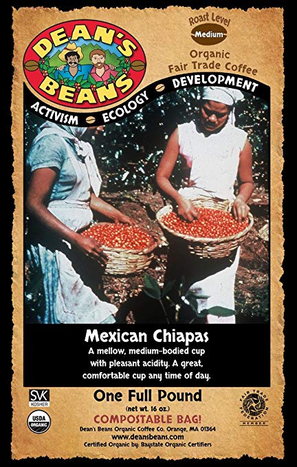 Dean's Beans Organic Coffee - Mexican Chiapas - Snazzy Gourmet