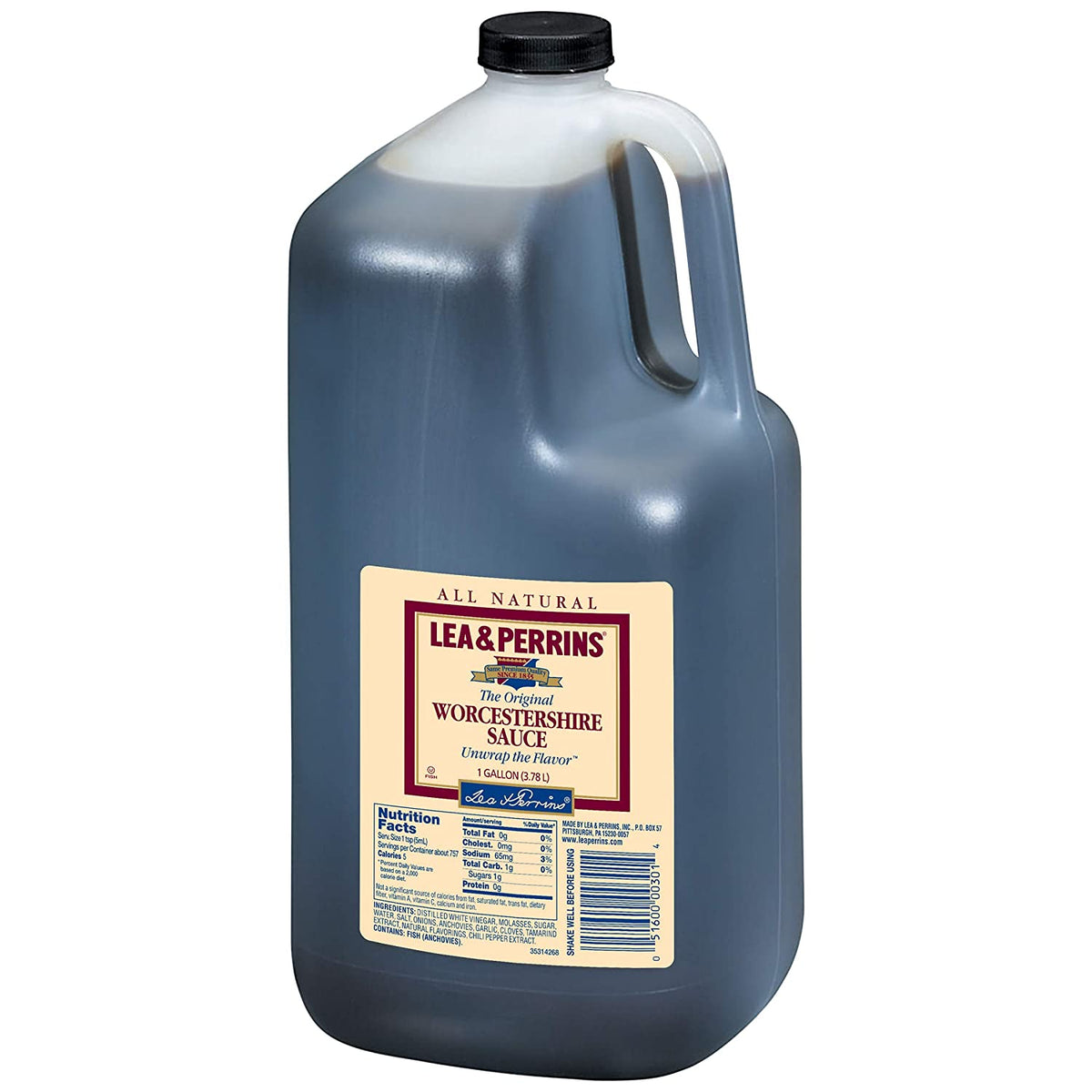 Lea &amp; Perrins Worcestershire Sauce (1 Gallon Jug)