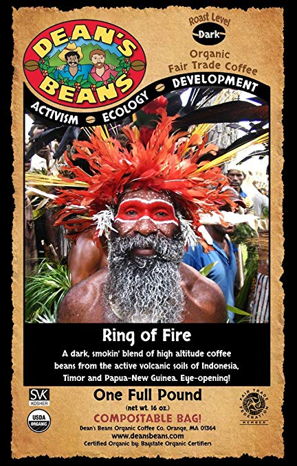 Dean's Beans Organic Coffee - Ring of Fire - Snazzy Gourmet