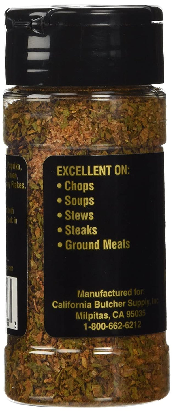 Carl's Gourmet All Natural Low Salt Lemon Seasoning and Meat Rub - 12 oz