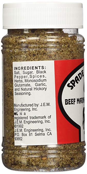 Spade L Ranch Beef Marinade and Seasoning, 6 oz - Snazzy Gourmet