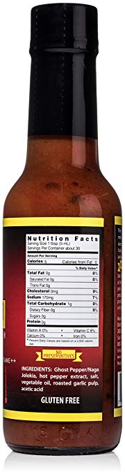 Dave&#39;s Gourmet Ghost Pepper Naga Jolokia Hot Sauce, 5 oz - Snazzy Gourmet