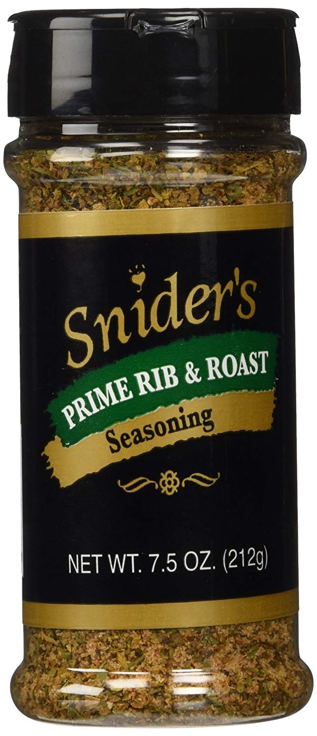 Snider's Prime Rib & Roast Seasoning, 7.5 oz - Snazzy Gourmet
