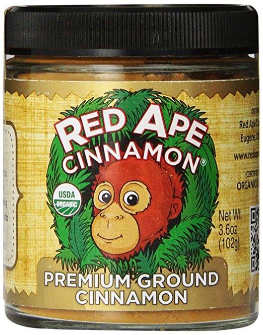 Red Ape Cinnamon Premium Ground Cinnamon, 3.6 Ounce Jar - Snazzy