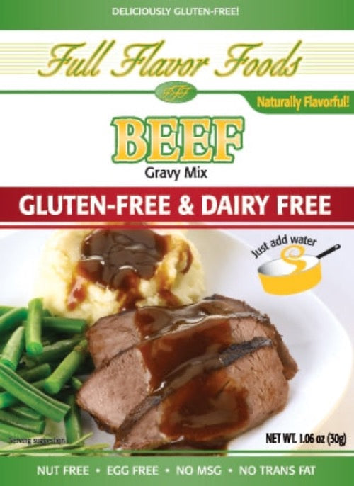 Full Flavor Foods Gluten Free Beef Gravy Mix, 1.06 oz (30g)