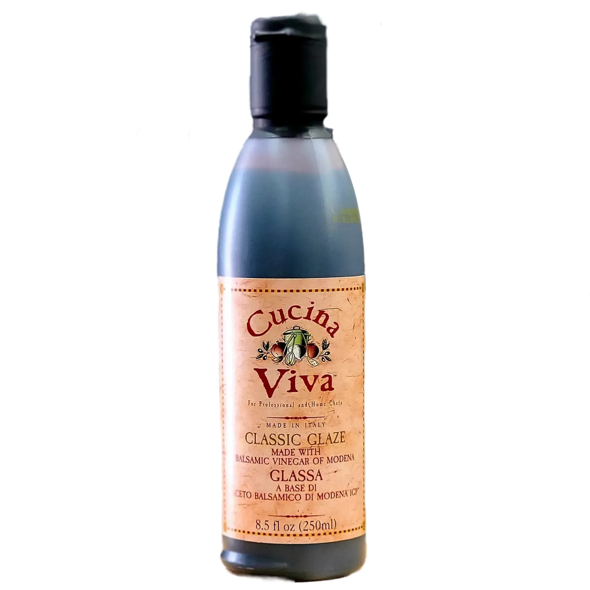 Cucina Viva Balsamic Classic Glaze, Made with Balsamic Vinegar of Modena