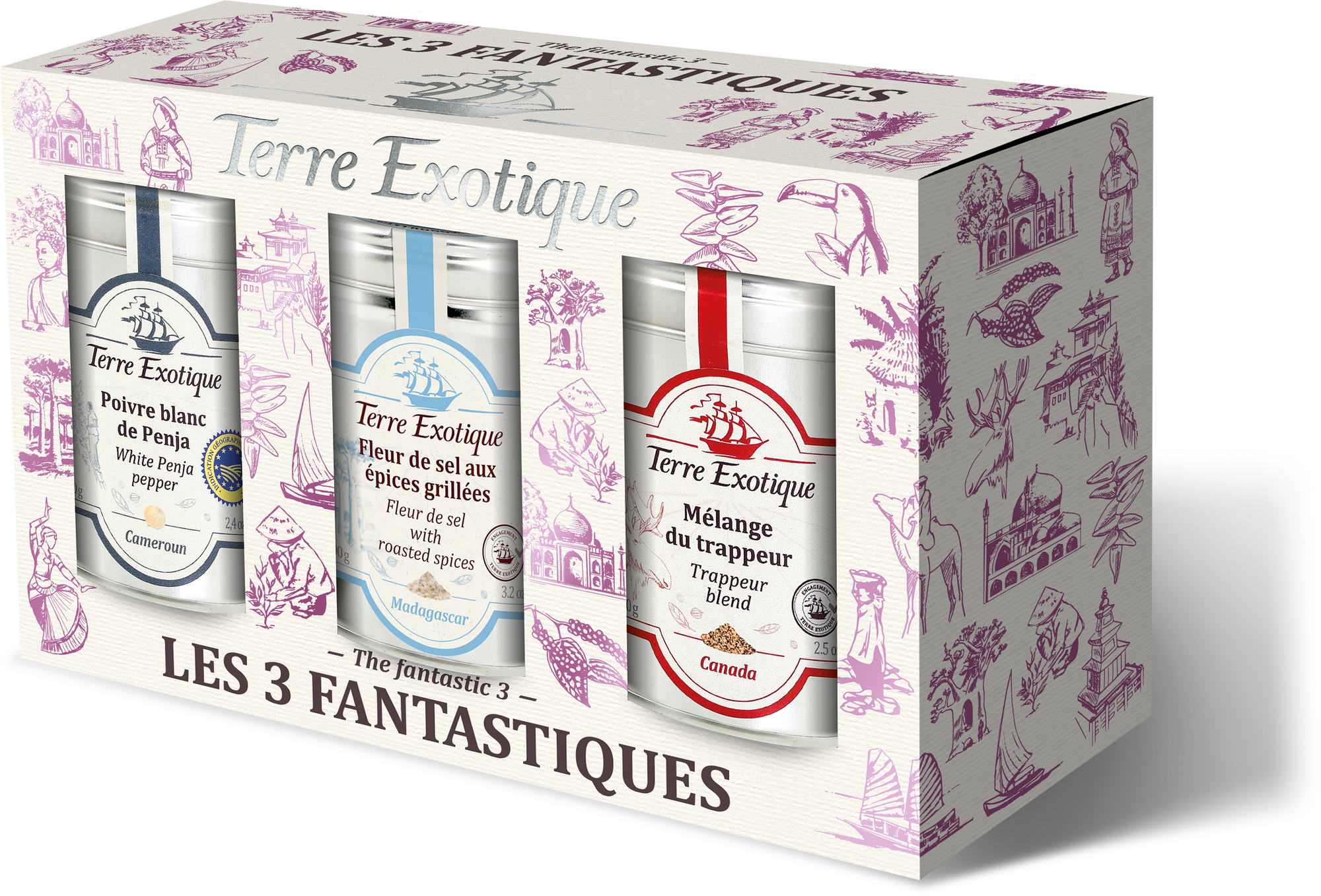 Terre Exotique 'The Fantastic 3' Gift Box
